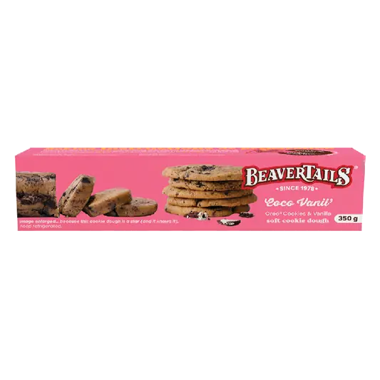 BeaverTails Soft Cookie Dough Coco Vanil' Cookies & Vanilla 350 g