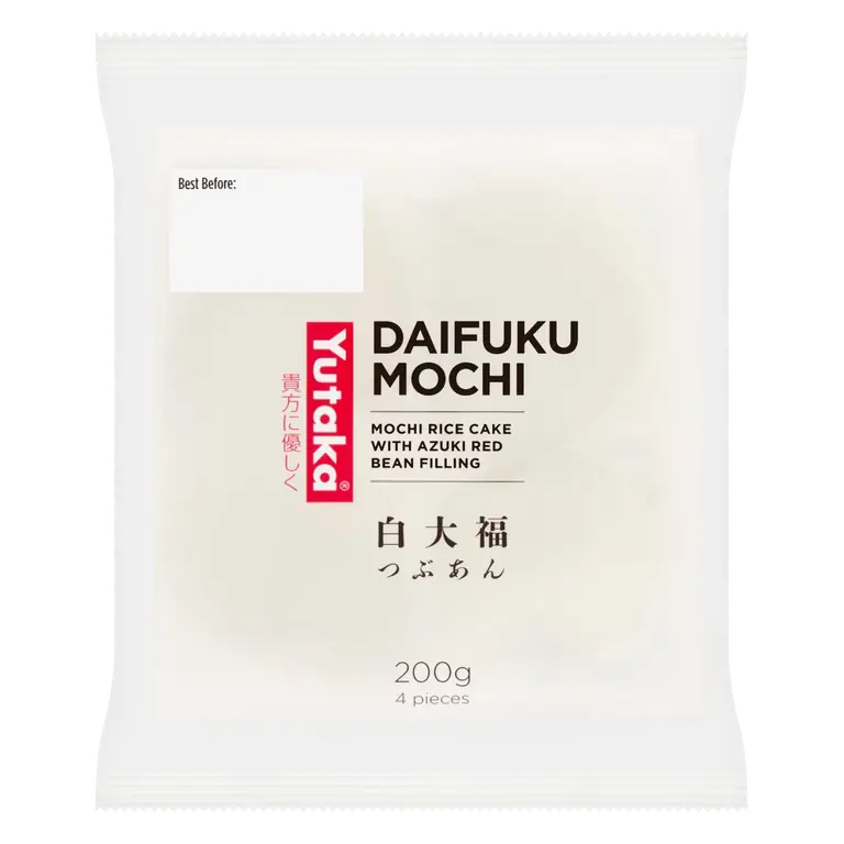 Daifuku Mochi White Rice Cake With Red Bean Jam