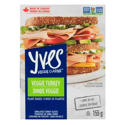 Low In Fat Plant Based Turkey Slices 155 g