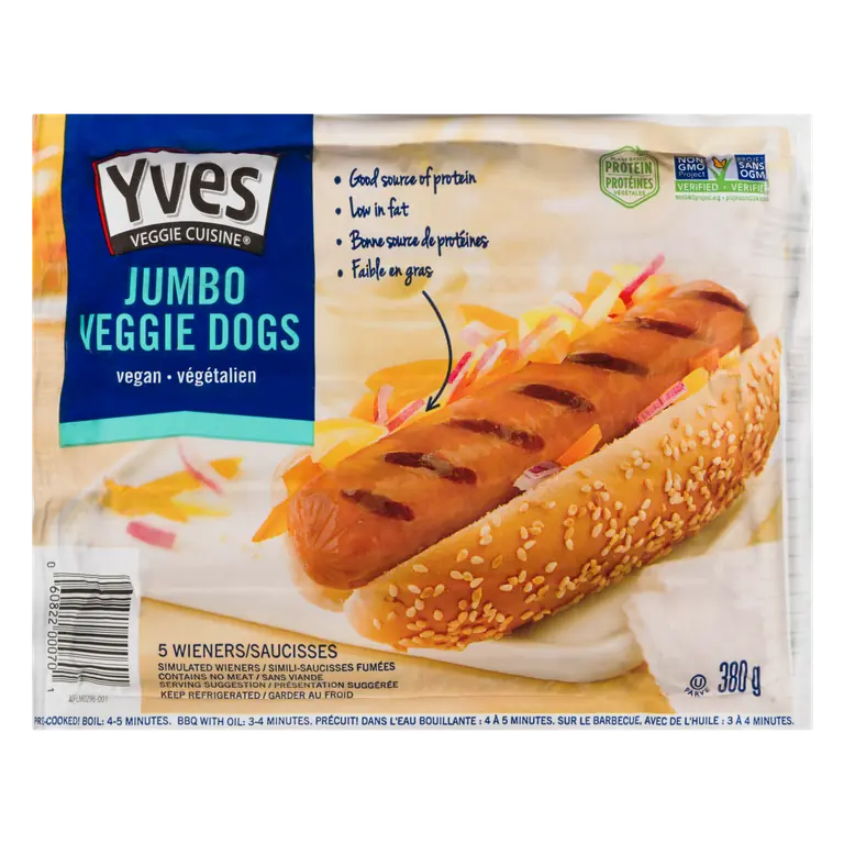 Vegan Veggie Dogs Jumbo 380 g