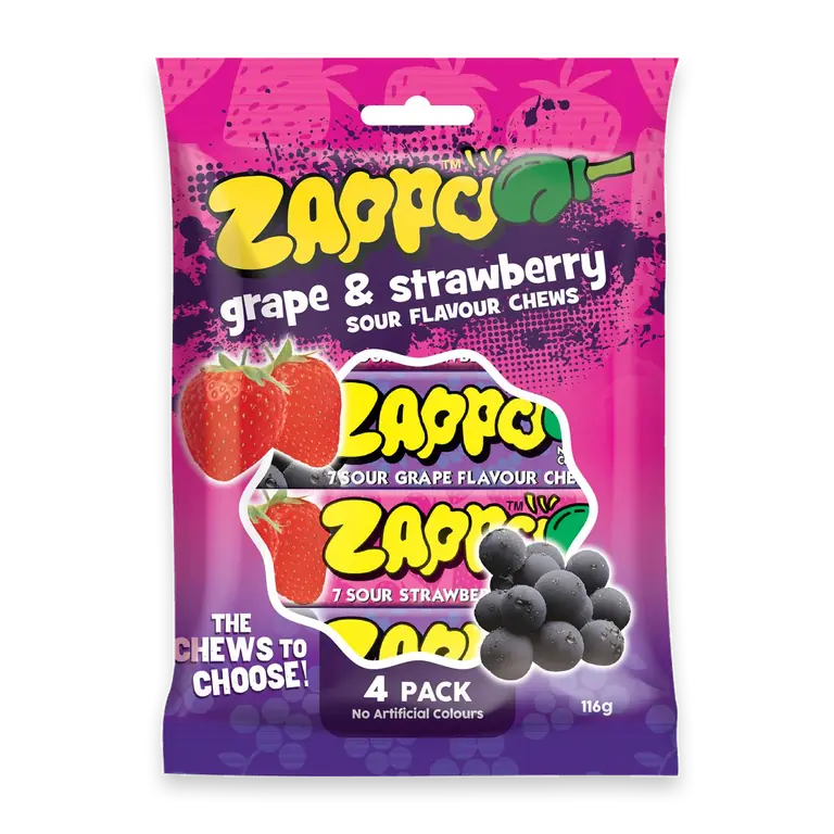 Sour Chews Grape & Strawberry