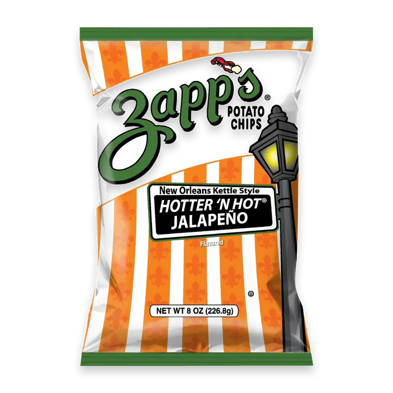 Hotter 'n Hot Jalapeno New Orleans Style Kettle Potato Chips Party Size