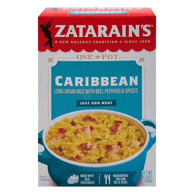 Caribbean Long Grain Rice Mix with Bell Peppers & Spices