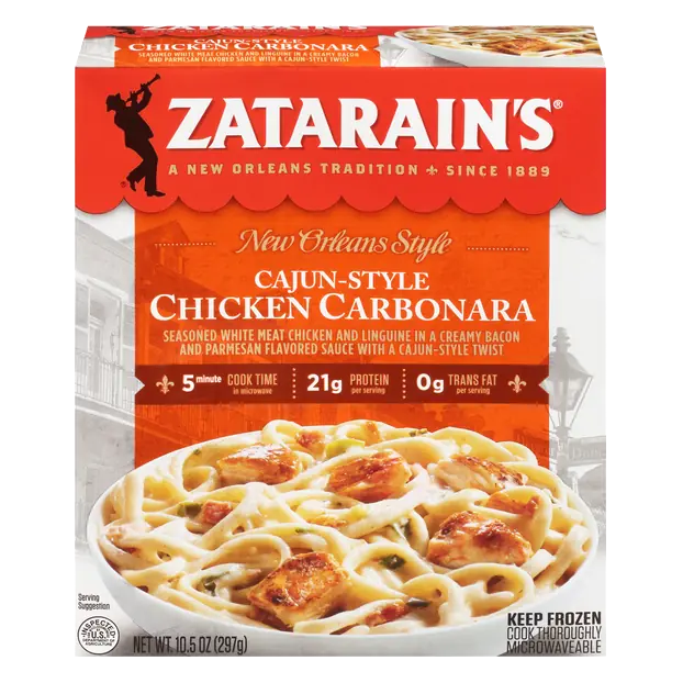 New Orleans Cajun-Style Chicken Carbonara Frozen Meal