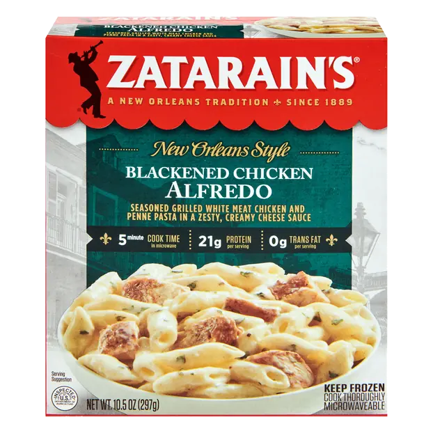 New Orleans Style Blackened Chicken Alfredo Frozen Meal