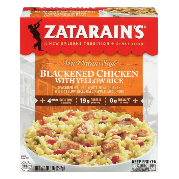 New Orleans Style Blackened Chicken with Yellow Rice