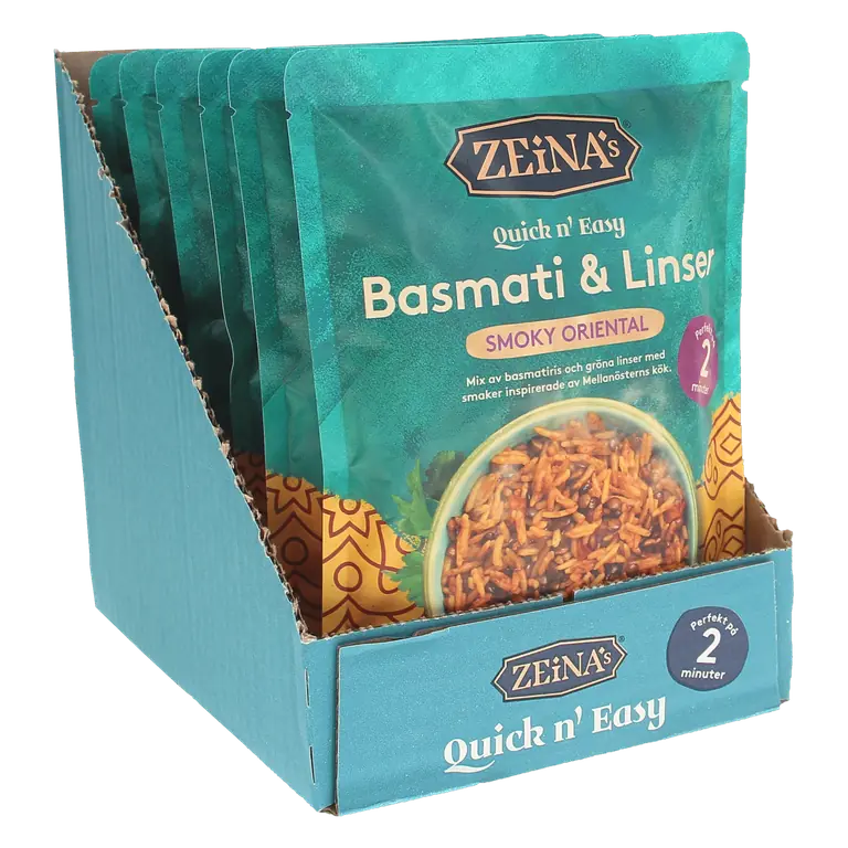 Basmatiris & Linser Smoky 6-pack