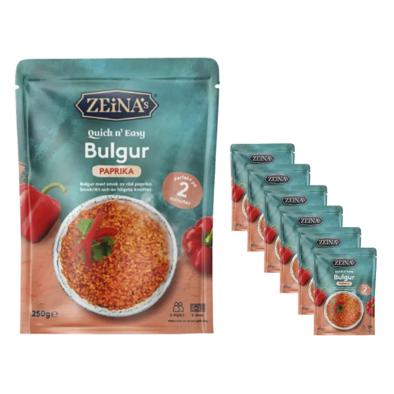 Bulgur Paprika Quick n' Easy 6-pack