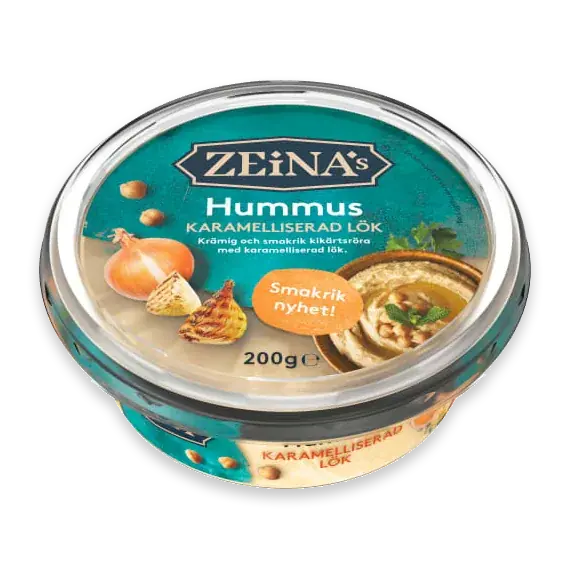 Hummus Karamelliserad Lök