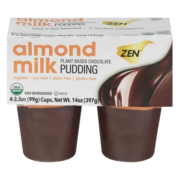Chocolate Pudding, Plant Based, Almond Milk
