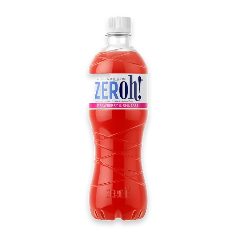 Lightdryck Strawberry Rhubarb Sockerfri 80cl Zeroh!