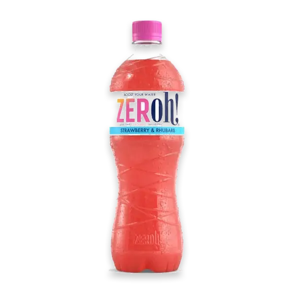 Zeroh Strawb rhuba No Sugar