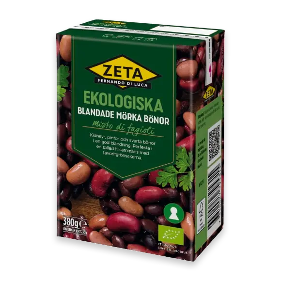 Blandade Mörka Bönor Ekologiska