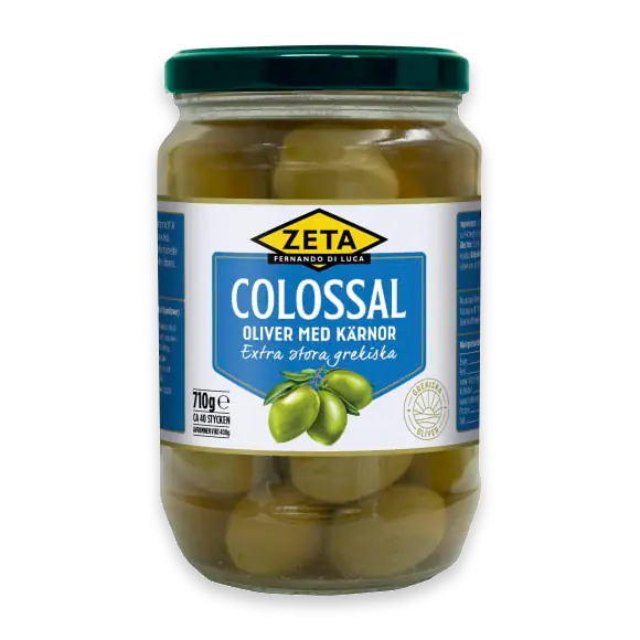 Colossal Halkidiki med Kärnor Extra Stora