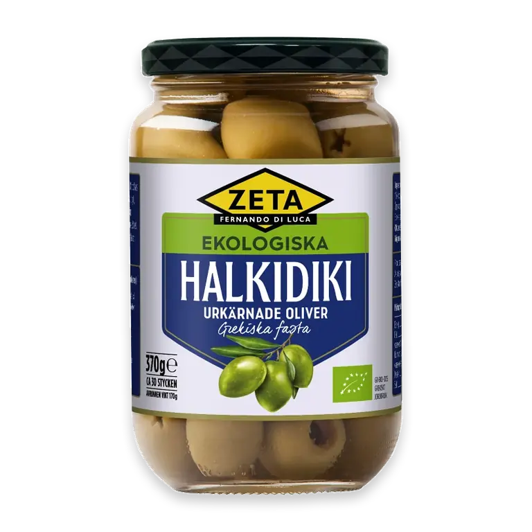 Halkidiki Oliver urkärnade Ekologisk 370g