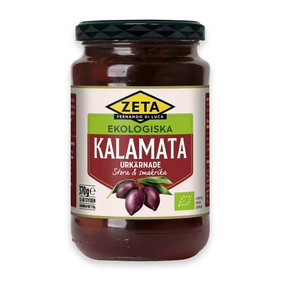 Kalamata Oliver Urkärnade Ekologiska