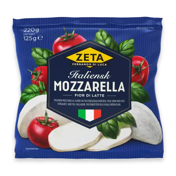 Mozzarella Italiensk 17%