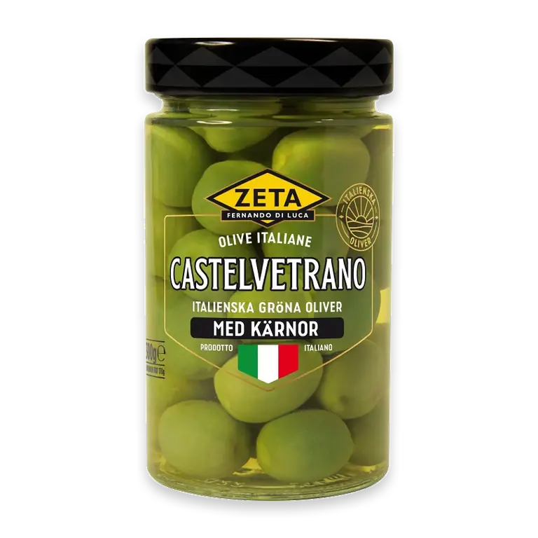 Oliver Castelvetrano med kärnor 300g