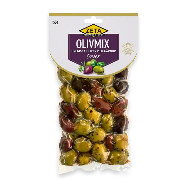 Oliver Olivmix grekiska Örter med kärnor 150g