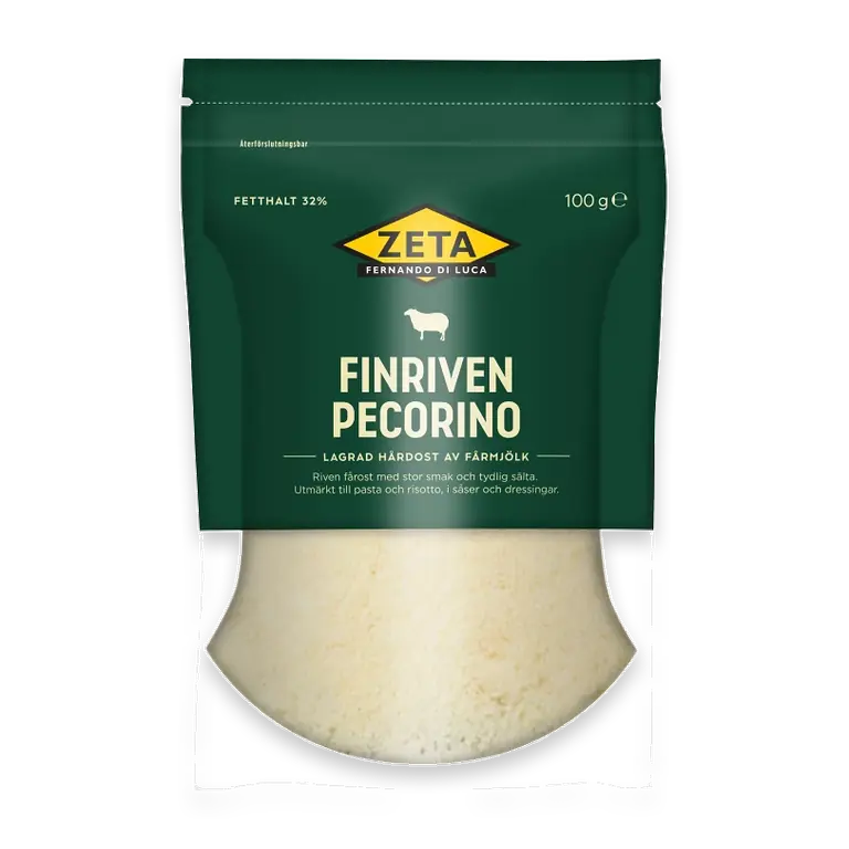 Pecorino Färskriven 100g