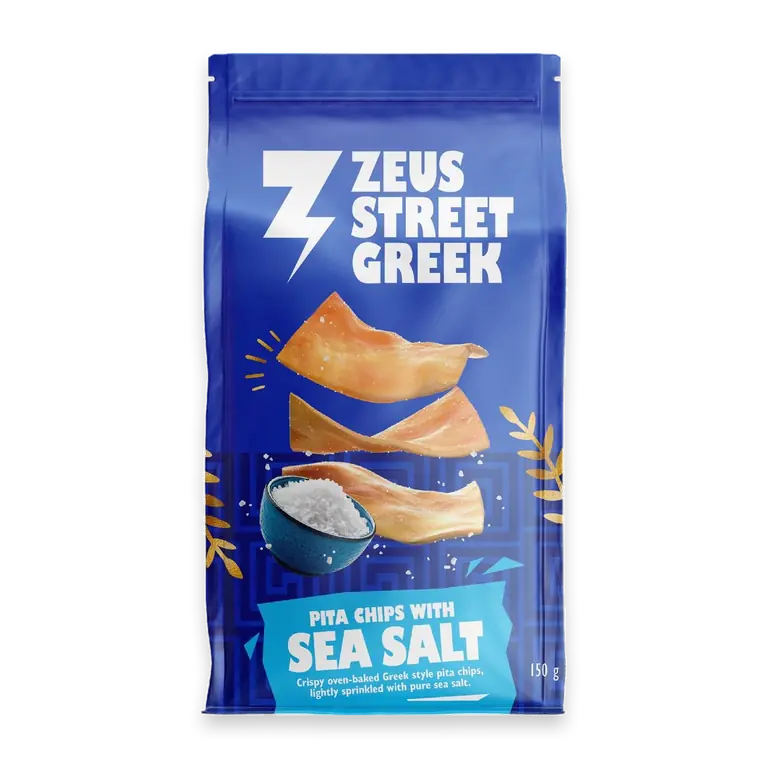 Pita Chips With Sea Salt