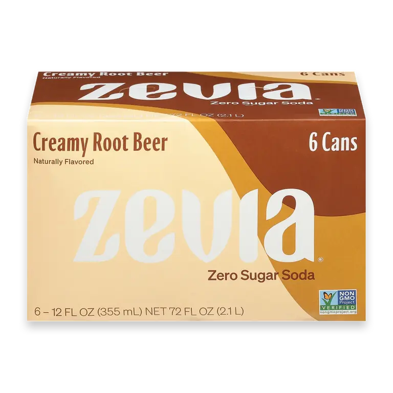 Creamy Root Beer Zero Sugar Soda Cans
