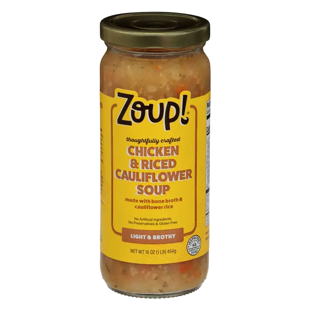 Chicken & Riced Cauliflower Soup