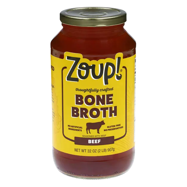 Gluten Free Bone Broth Seasoned with Beef