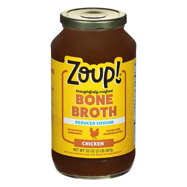 Reduced Sodium Chicken Bone Broth