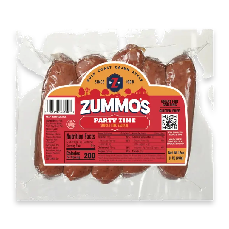Party Time Smoked Sausage Links