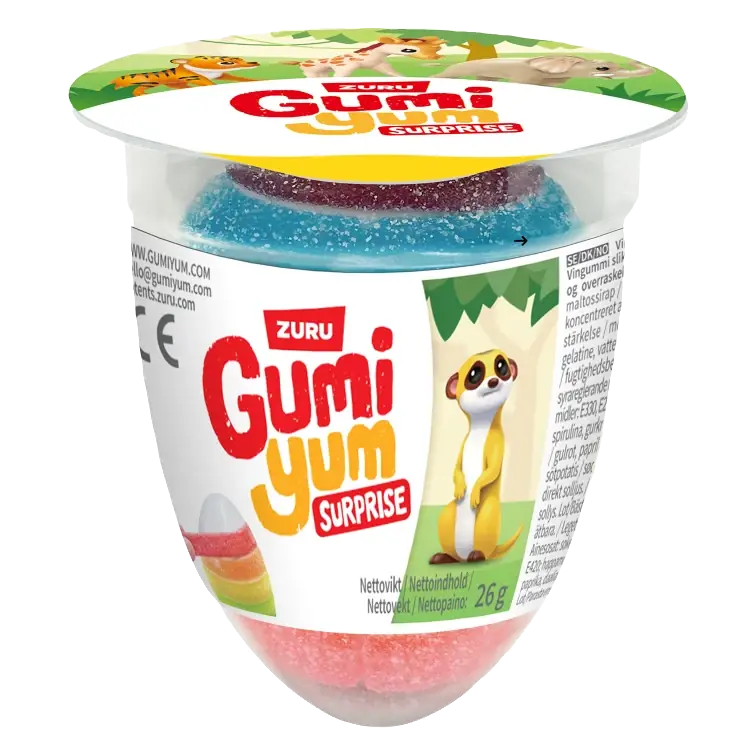 Godis Gumi Yum Surprise Wildlife 26g